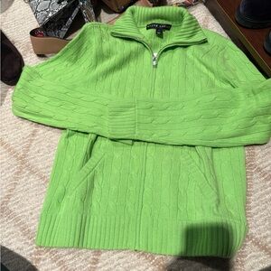NWT Ralph Lauren Cashmere Cable Knit Sweater